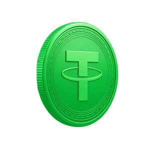 Widget med kryptovalutaprisanalys och ett dekorativt element
